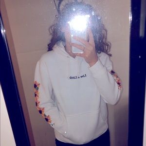 live a little hoodie